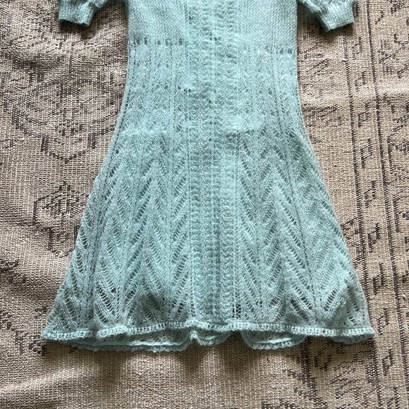 Philosophy by Alberta Ferretti ice blue knit dress - Picture 7 of 14